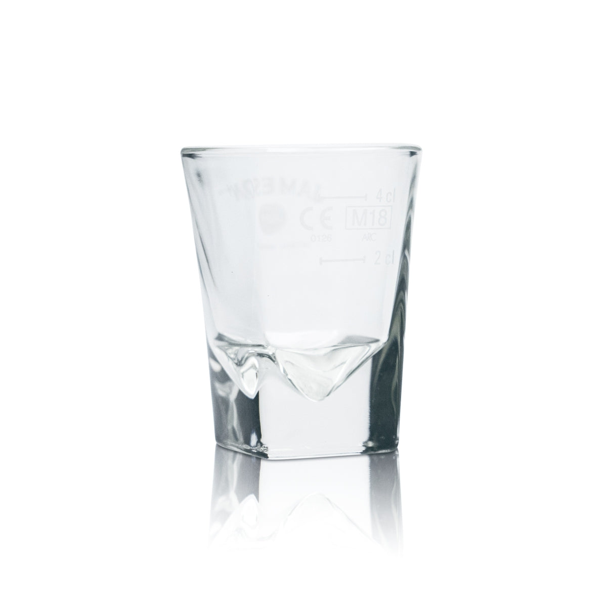 6x Jameson Shot Glass 4cl Short Stamper Whiskey Glasses "Prism" Calibrated Gastro Bar – View 3