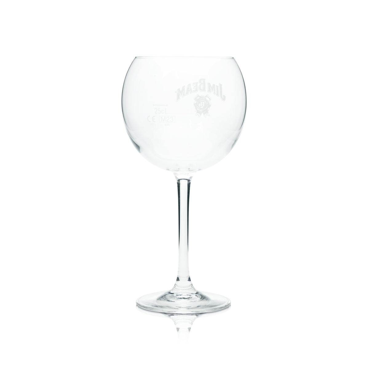 6x Jim Beam Whiskey Glass 0.3l Balloon Style Goblet Glasses Sunshine Bourbon Gastro – View 3