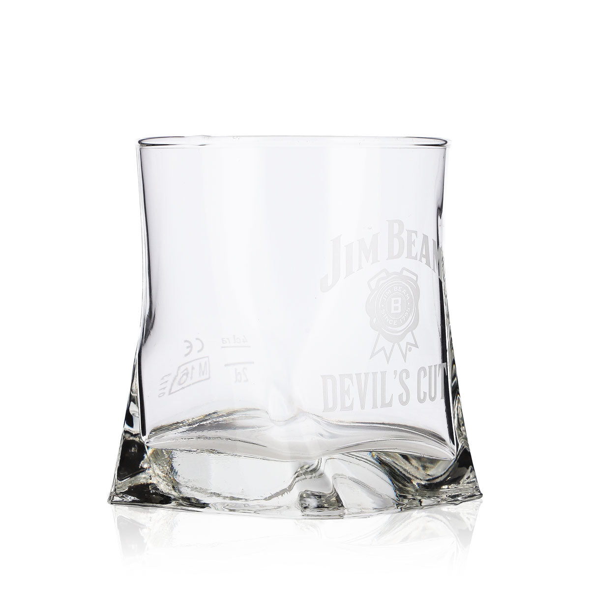 6x Jim Beam Whiskey Glasses 0.27l Tumbler "Devils Cut" – View 3