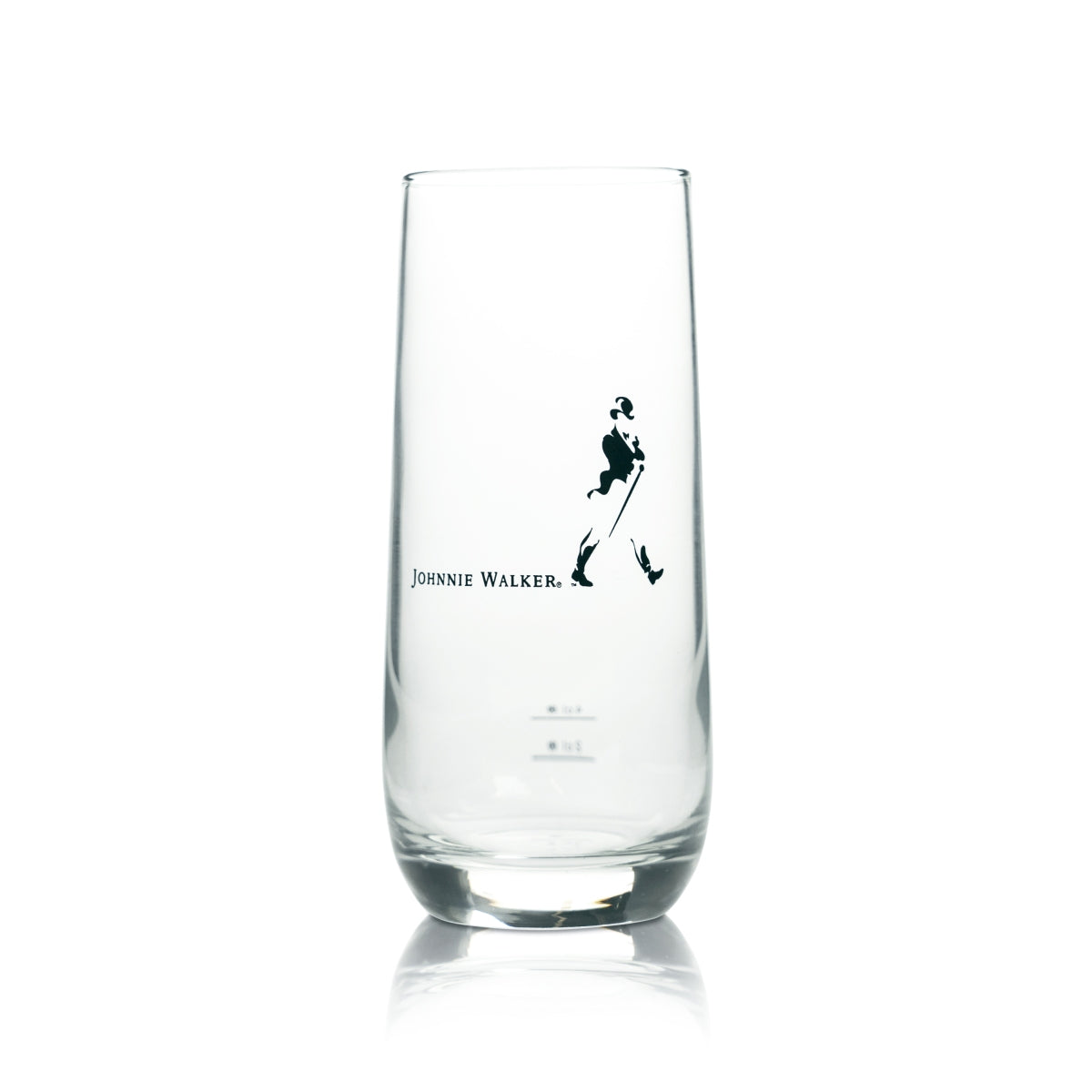 6x Johnnie Walker Whiskey Glass 0.3L Long Drink Glasses Highball Cocktail Retro – View 2