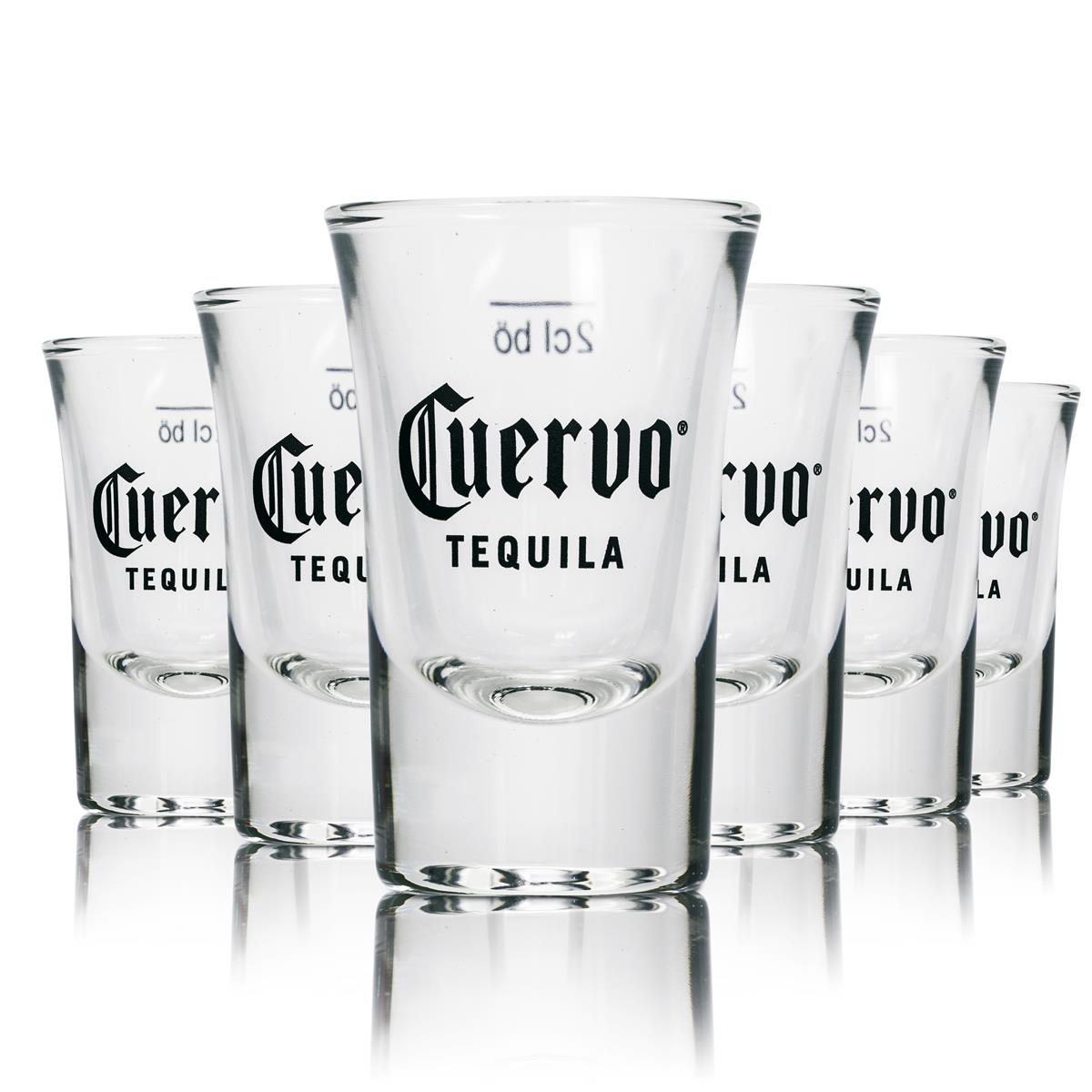 6x Jose Cuervo Tequila Shot Glasses 2cl