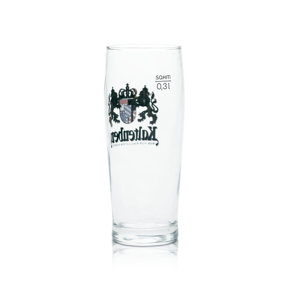 6x Kaltenberg glass 0.3l beer mug trophy glasses calibrated catering brewery white – View 3