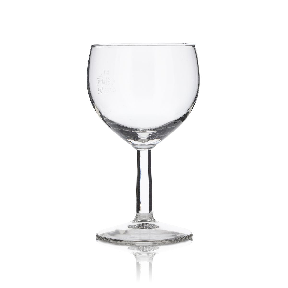 6x Goblet Glass 0.1l Mineral Water Sparkling Juice Glasses Set Blank Without Logo Print – View 4