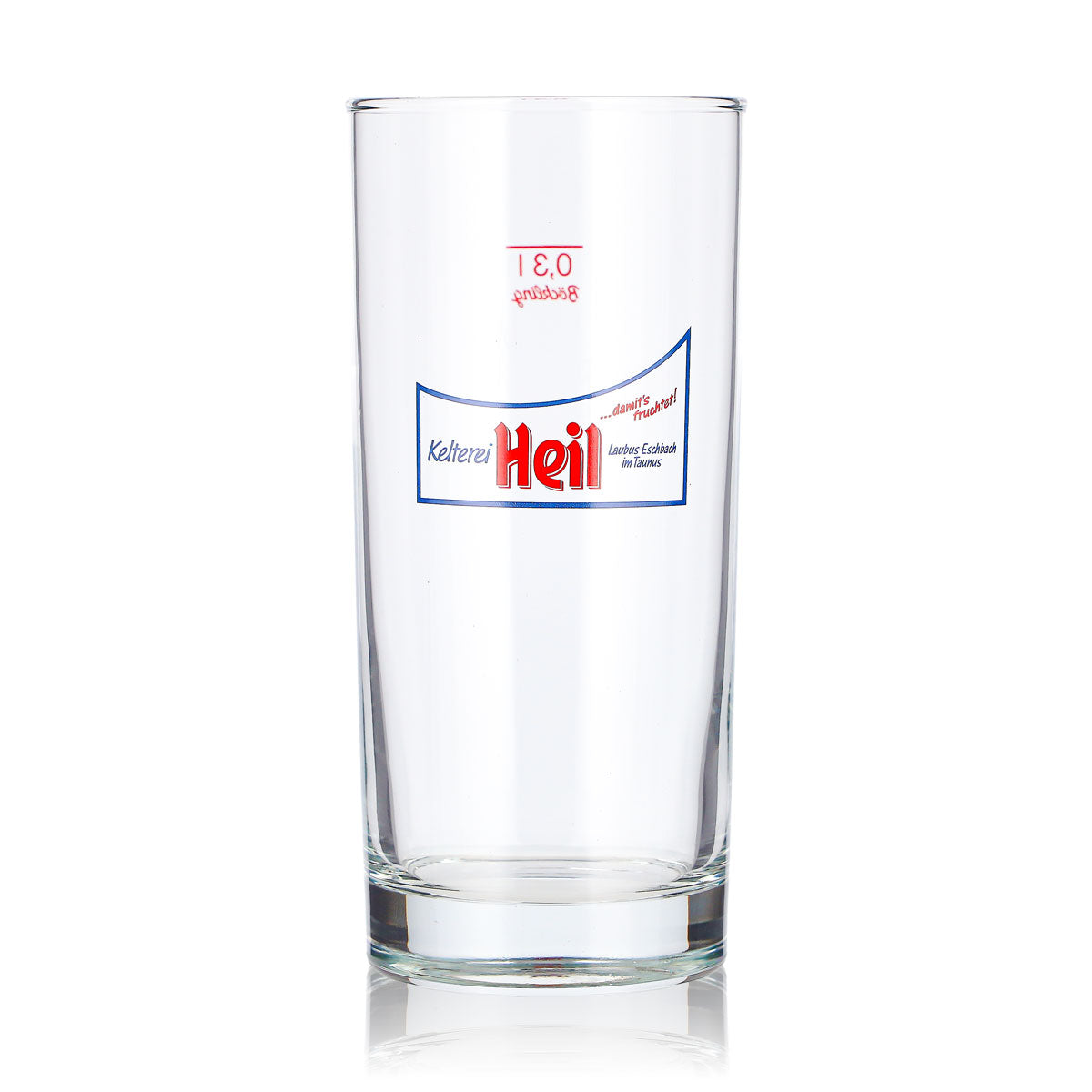 6x Heil Cider Glasses, 0.3 L, Long Drink, Red Böckling Logo (Set of 6) – View 2