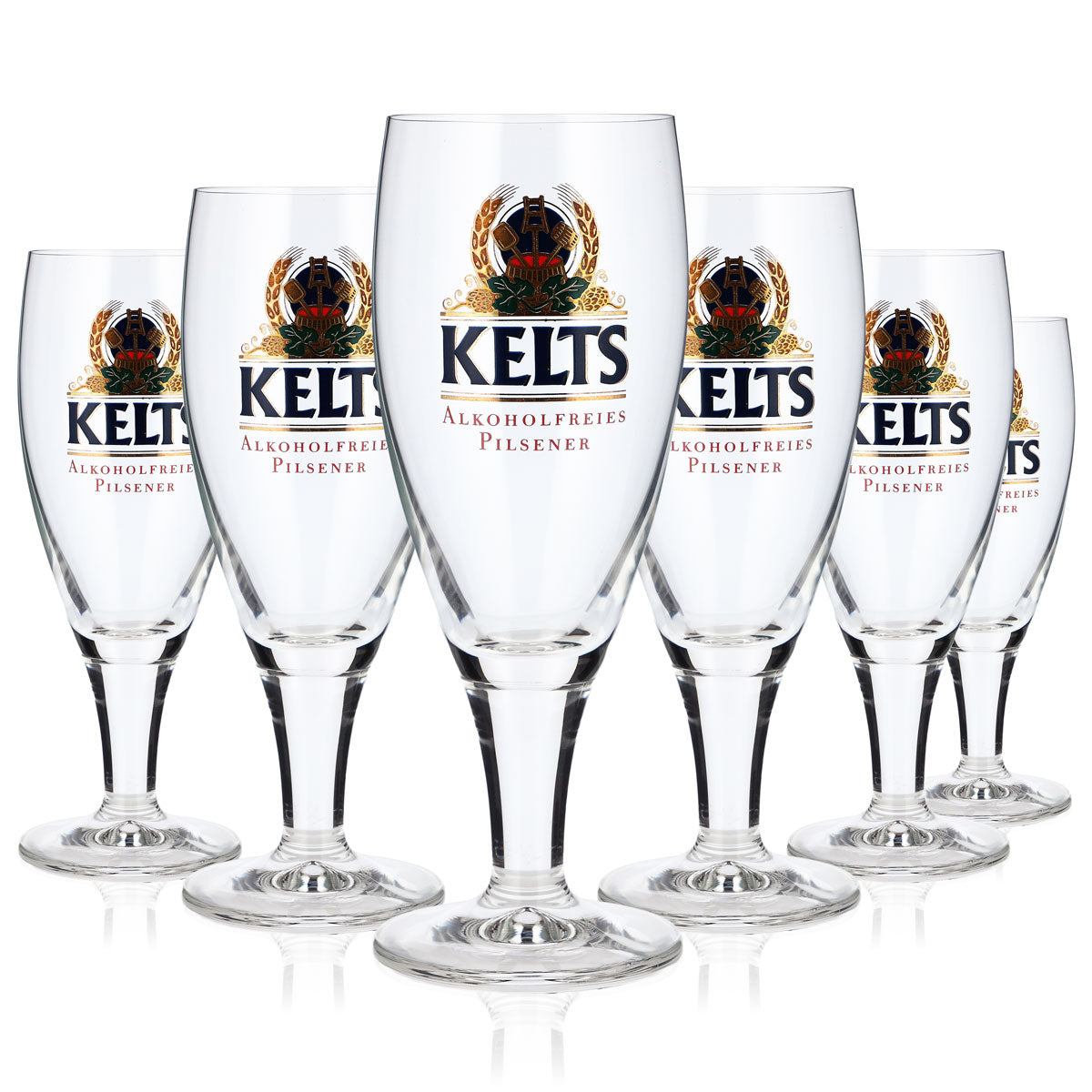 6 Kelts Beer Glasses, 0.2 L, Goblet, Sahm, Pilsner, Pint (Set of 6)