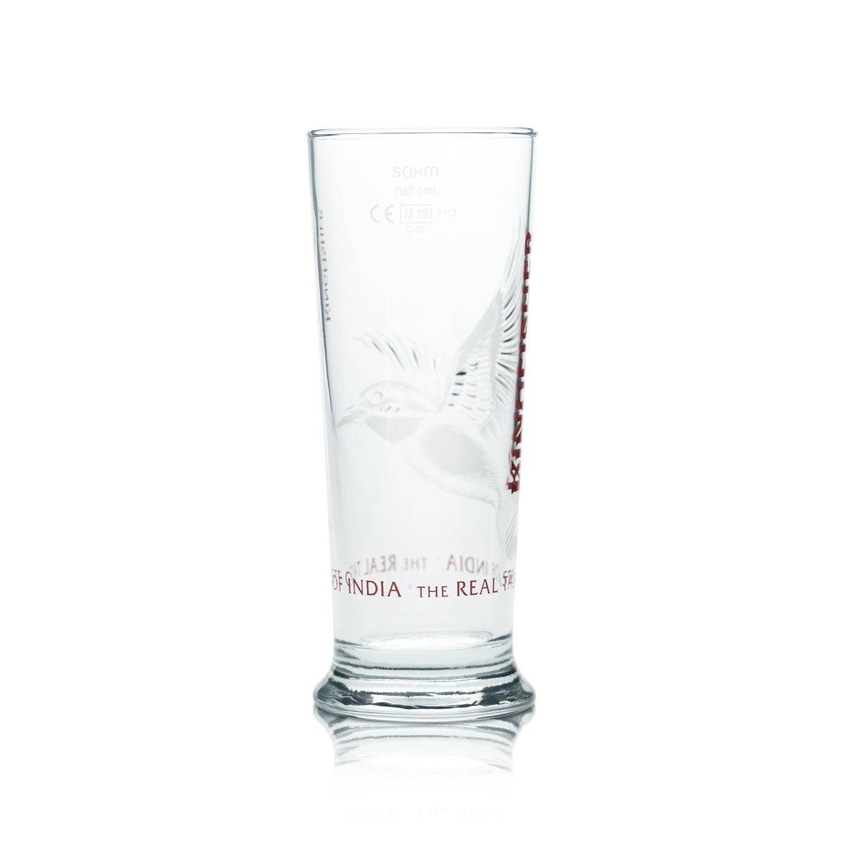 6x Kingfisher Beer Glass Half Pint 0.25l Goblet Cup Tulip Glasses India Beer IPA – View 3