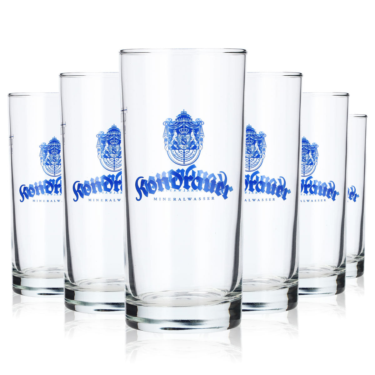 6x Kondrauer water glasses, 0.2 l, Ruhr Cristal – View 6