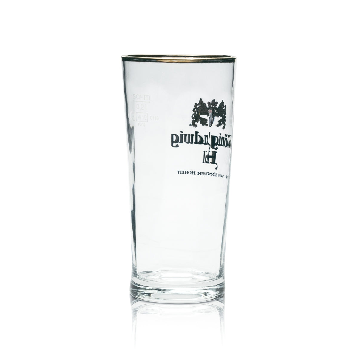 6x King Ludwig Beer Glass 0.2L Willi Mug Germania Relief Sleeping Glasses Beer – View 3