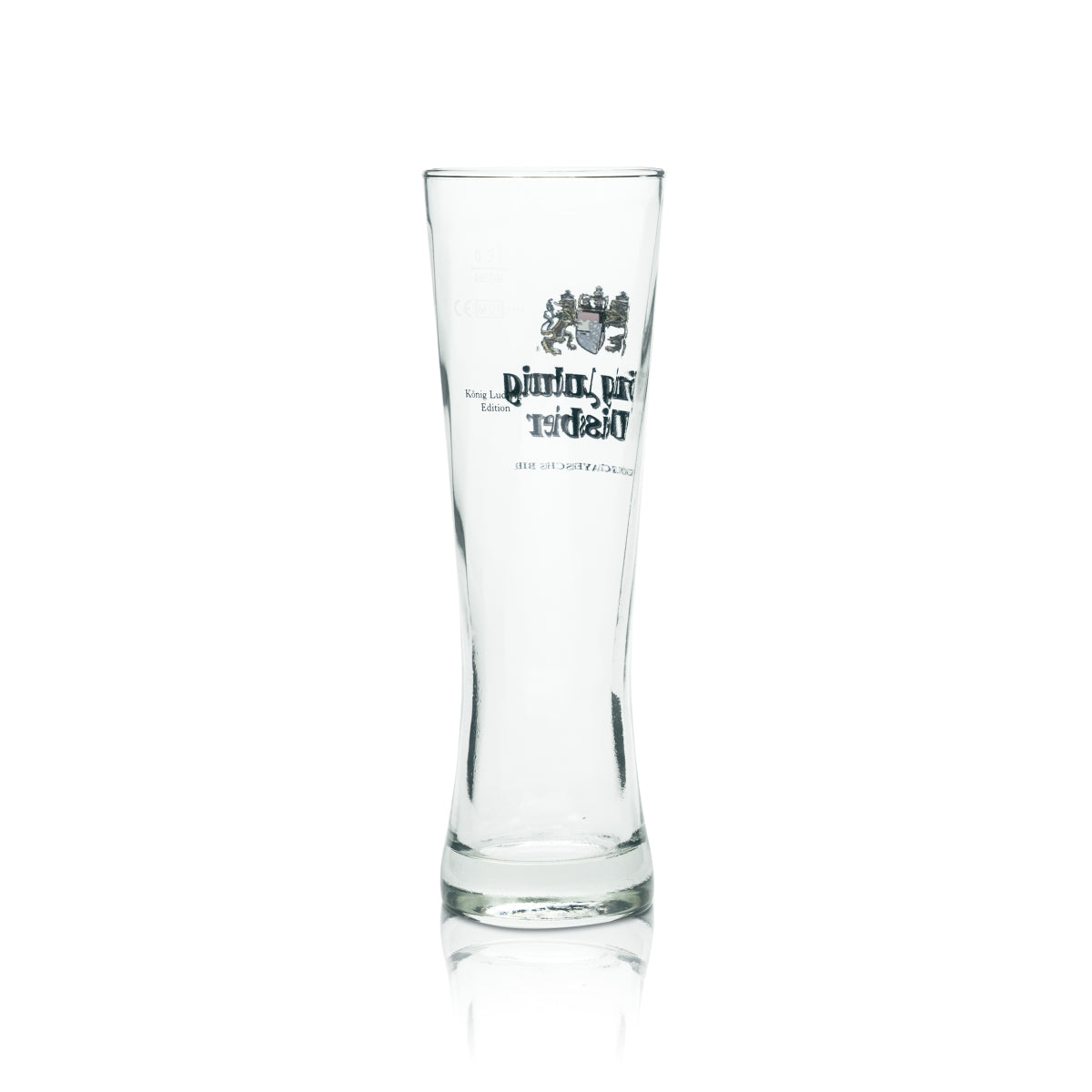 6x King Ludwig Beer Glass 0.3l Wheat Beer Yeast Wheat Trophy Glasses Gastronomy Calibrated – View 3