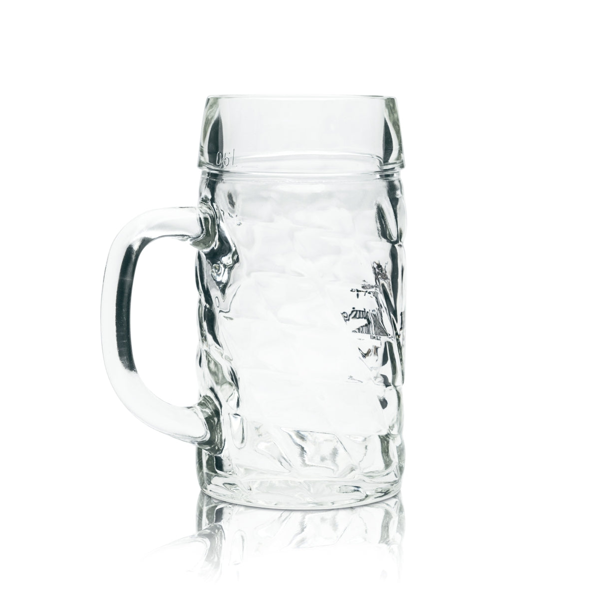 6x King Ludwig Beer Glass 0.5l Mug Diamond Seidel Sahm Relief Glasses Handle Mugs – View 4
