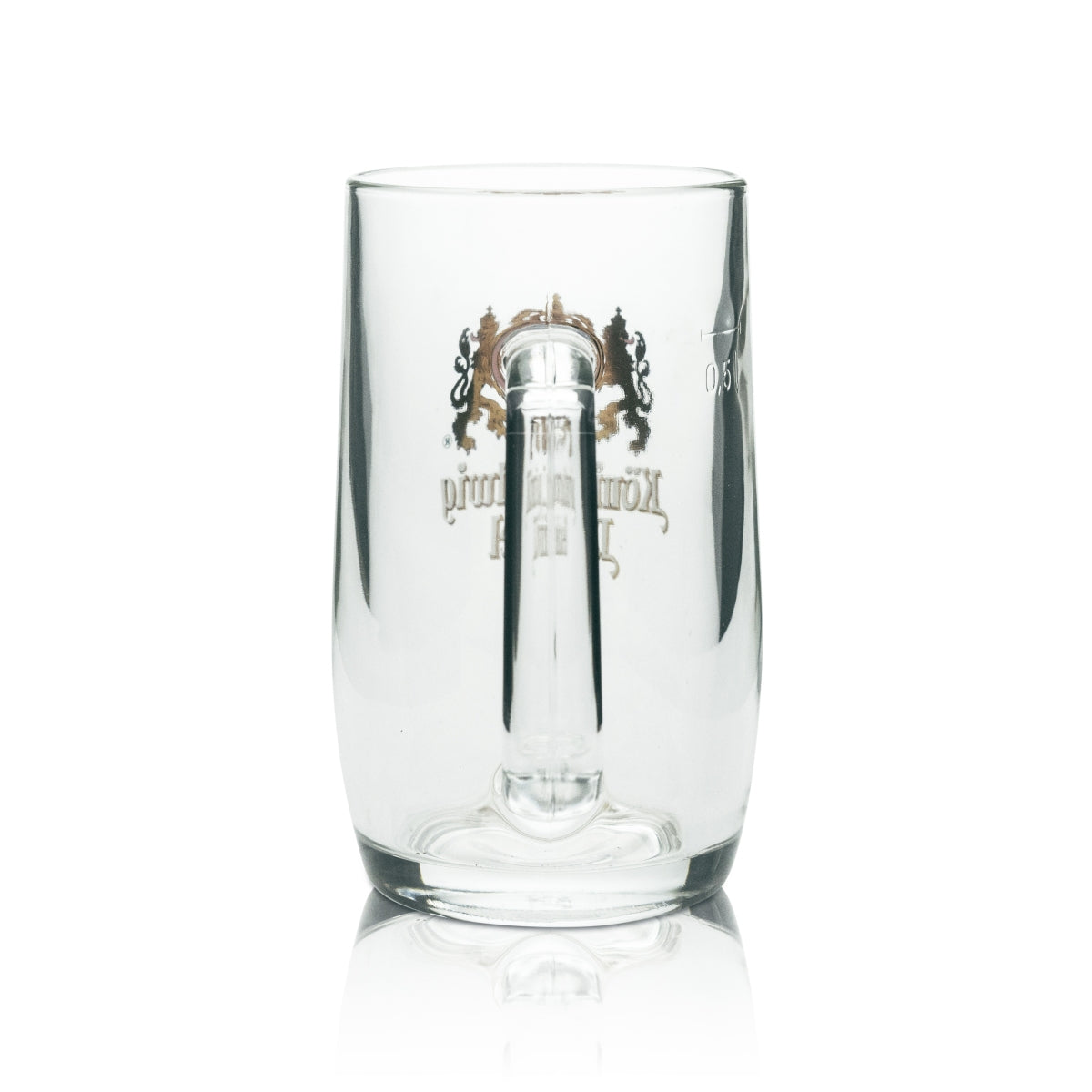 6x King Ludwig Beer Glass Mug 0.5l Dark Sahm – View 4