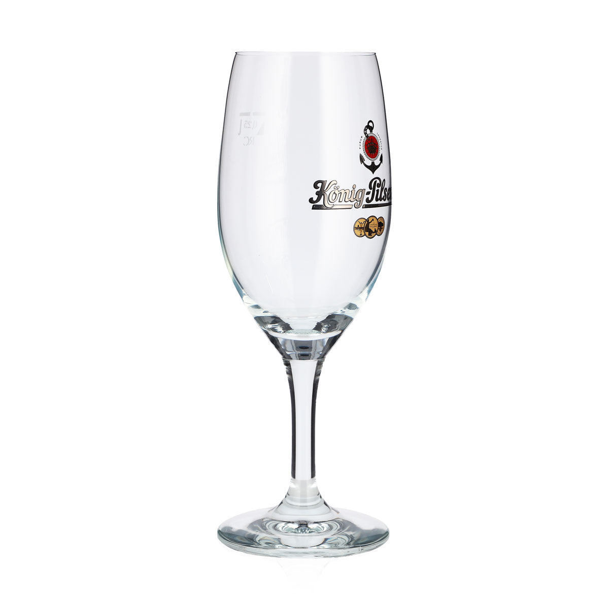 6 König Pilsener Beer Glasses, 0.25 L, Tulip-Shaped, Anker RC Trophy Beer Glass – View 3