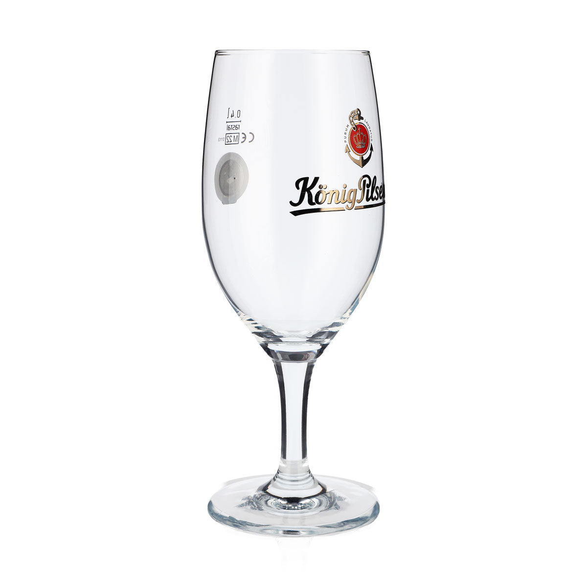 6x König Pilsener beer glass 0.4l goblet glasses with logo anchor NFC Ritzenhoff – View 3