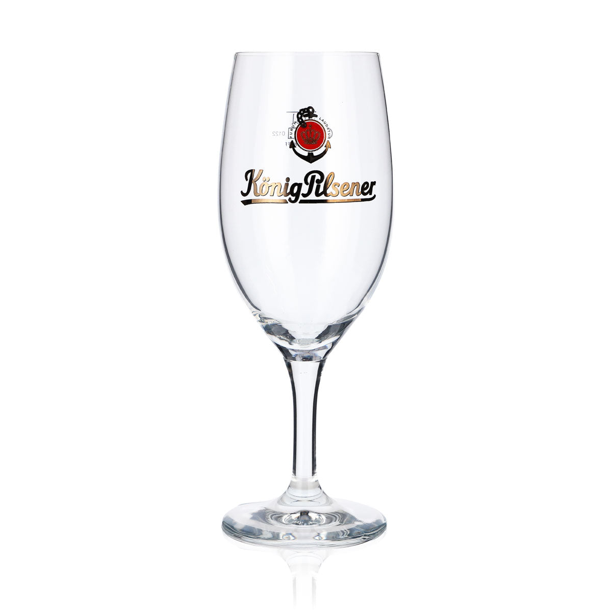 6x König Pilsener beer glasses, 0.3 l, cup shape, logo, anchor, Köpi – View 2