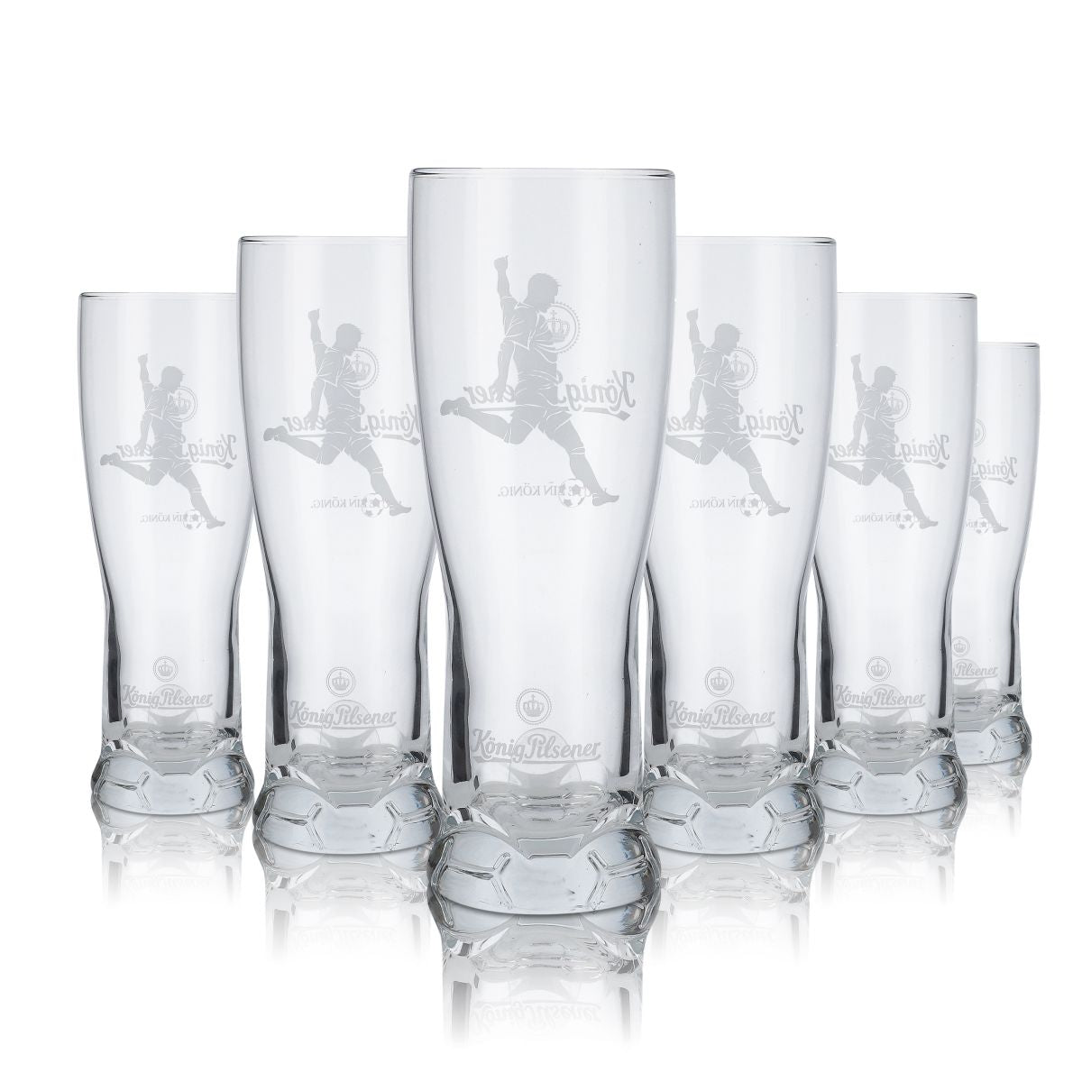 King Pilsener Bundle Bar Set II consisting of 6 beer glasses, 120 beer coasters, and 1 bottle opener – View 3