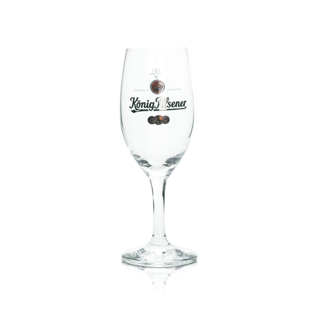 6x King Pilsner Glass 0.2l Goblet Tulip Beer Glasses Gastro Calibrated Pils Pub – View 2