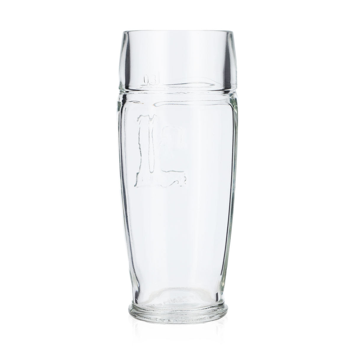 6 Kozel Beer Glasses, 0.3 L, Relief-Patterned Beer Glasses, Willibecher Beer Mugs (Set of 6) – View 3