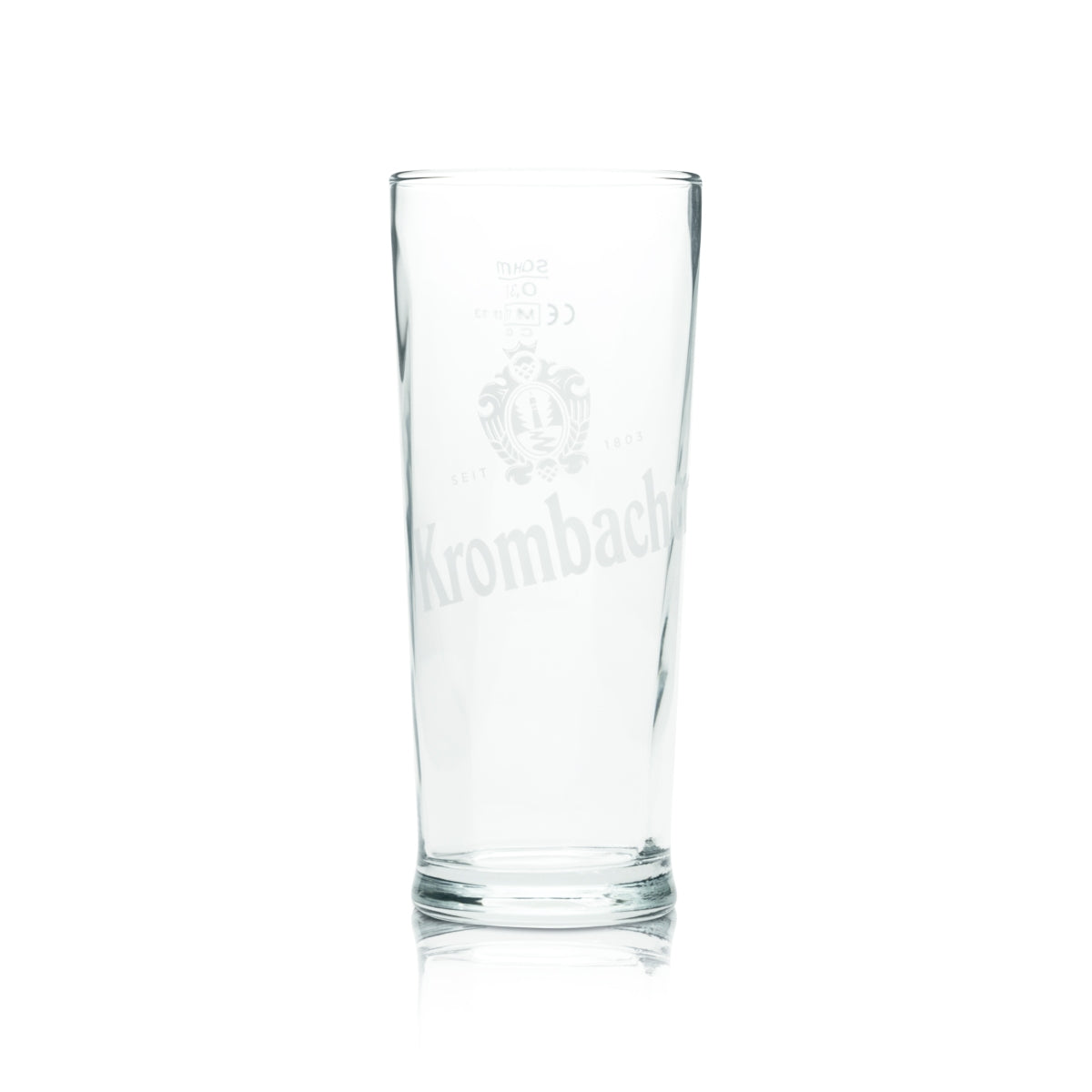 6x Krombacher beer glass 0.3l mug trophy glasses gastro bar pub Willi Beer – View 2