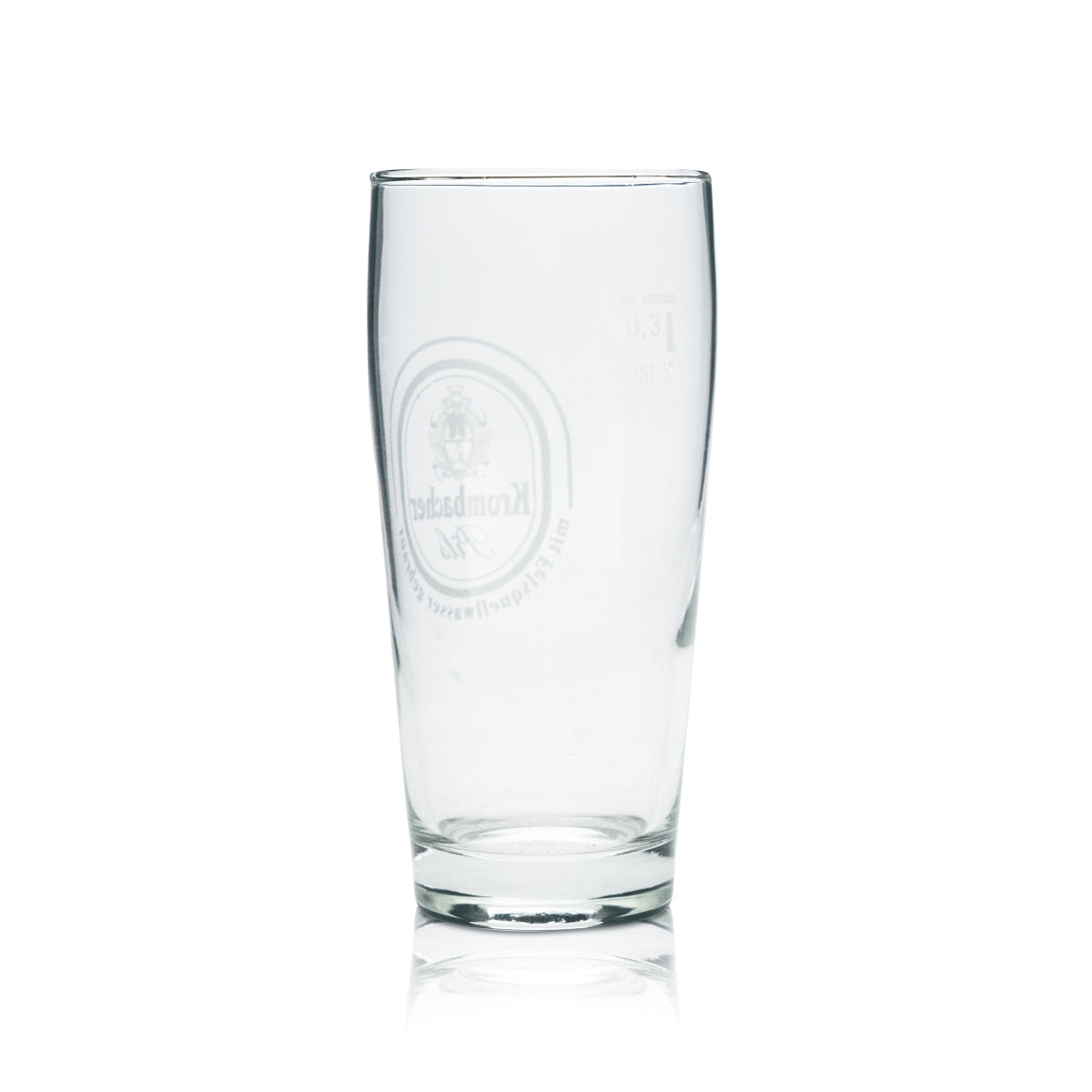 6x Krombacher beer glass 0.3l mug mug glasses pilsner gastro pub brewery – View 3