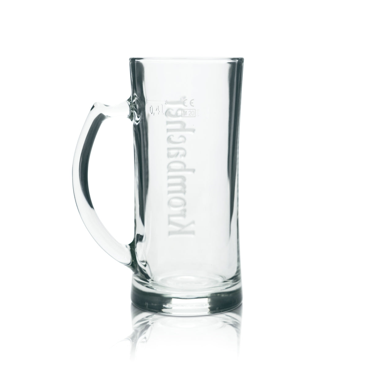 6x Krombacher beer glass 0.4l mug Exclusive Seidel Rastal relief handle glasses – View 3