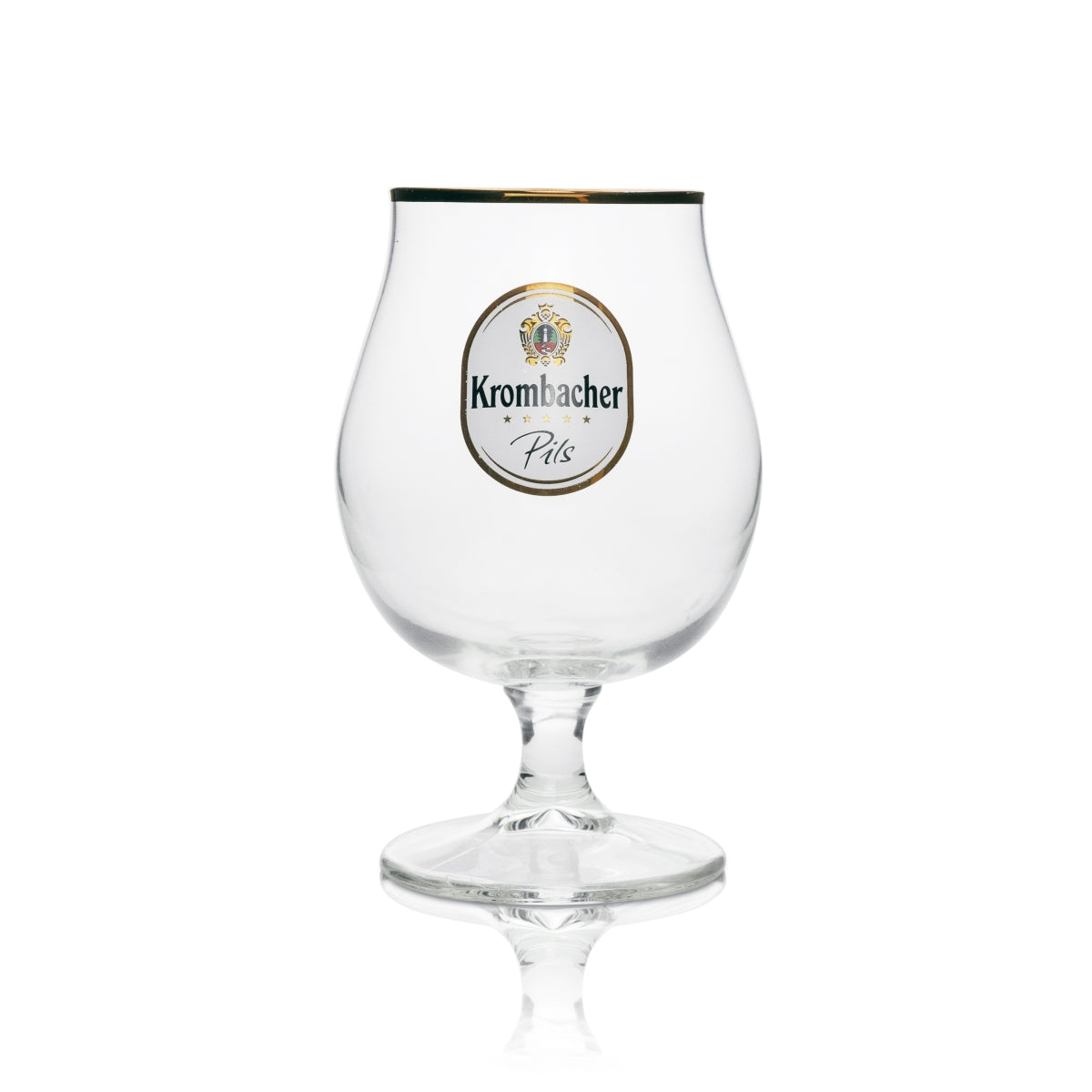 6x Krombacher Beer Glass Balloon Brussels 400ml sahm – View 2