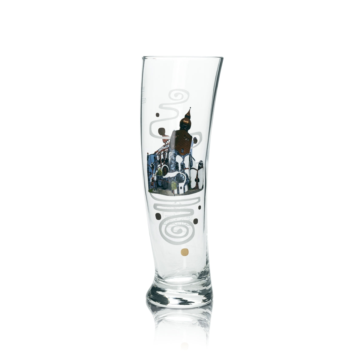 6x Kuchlbauer beer glass 0.5l wheat beer design Kunsthaus Abensberg glasses yeast – View 2