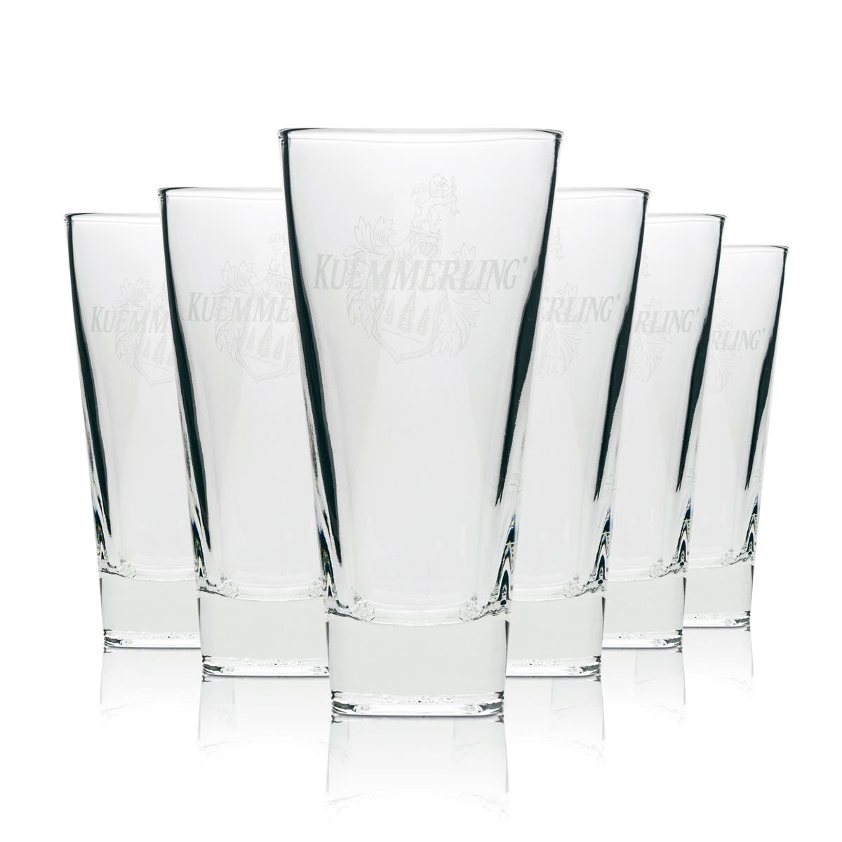 6x Kümmerling liqueur long drink glass 28cl