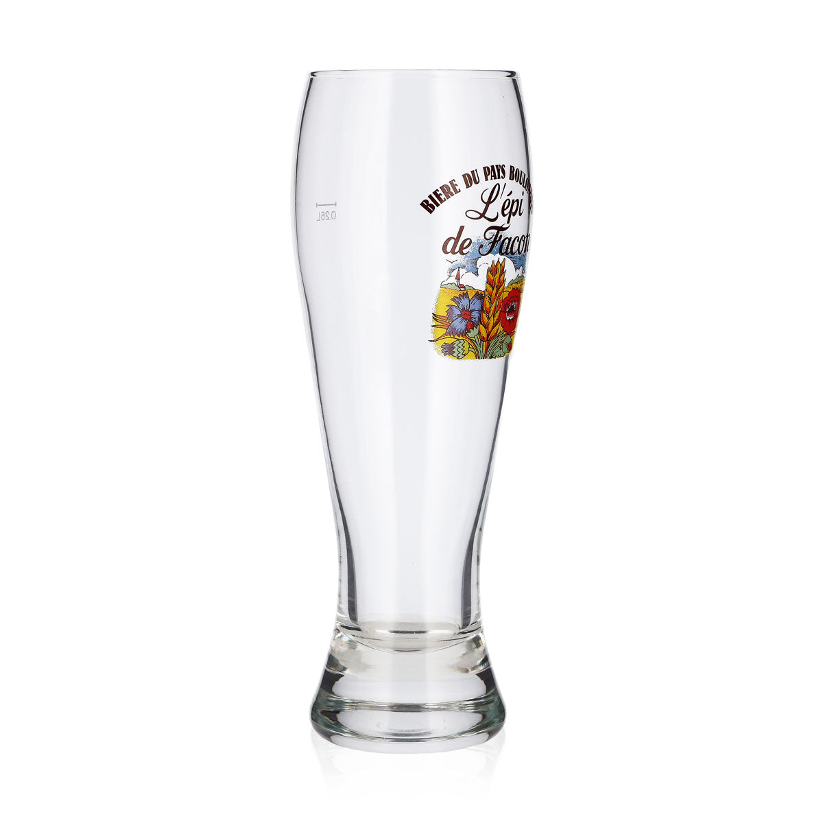 6 L'Épi de Facon Beer Glasses, 0.25 L, Wheat Beer Glasses – View 3