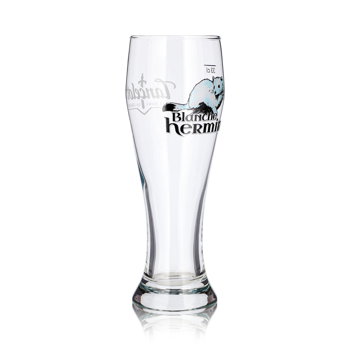 6 Lancelot Beer Glasses (25 cl) + 33 cl Blanche Hermine Goblet – View 4