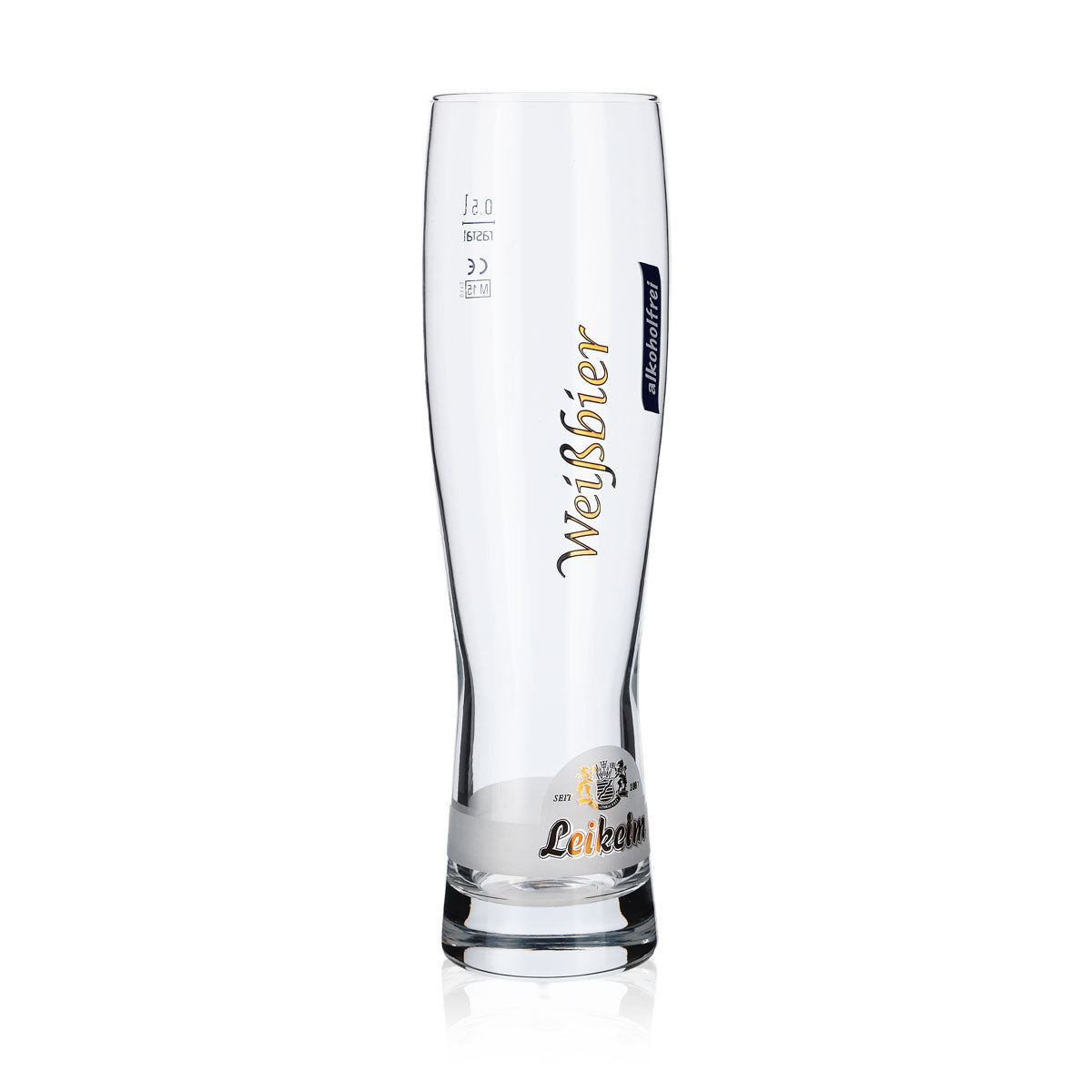 6x Leikeim Beer Glass 0.5l Wheat Beer Glass Non-Alcoholic Rastal Monaco Slim – View 3