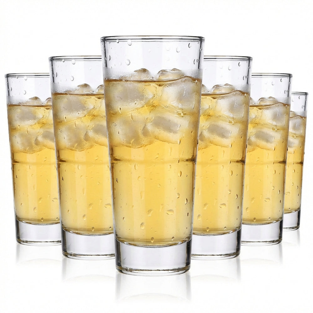 6x Libbey glass 0.3l long drink glass cocktail glasses Blanco Hi-Ball