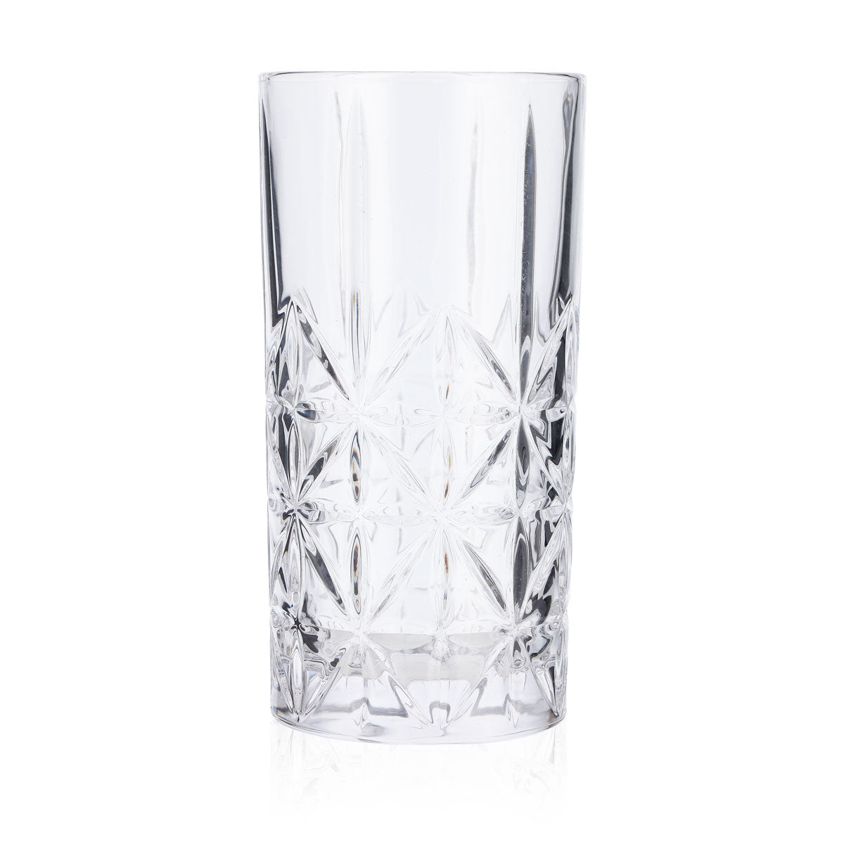 6x Long Drink Glass Relief Glasses 0.35l Contour Crystal Cocktail – View 3