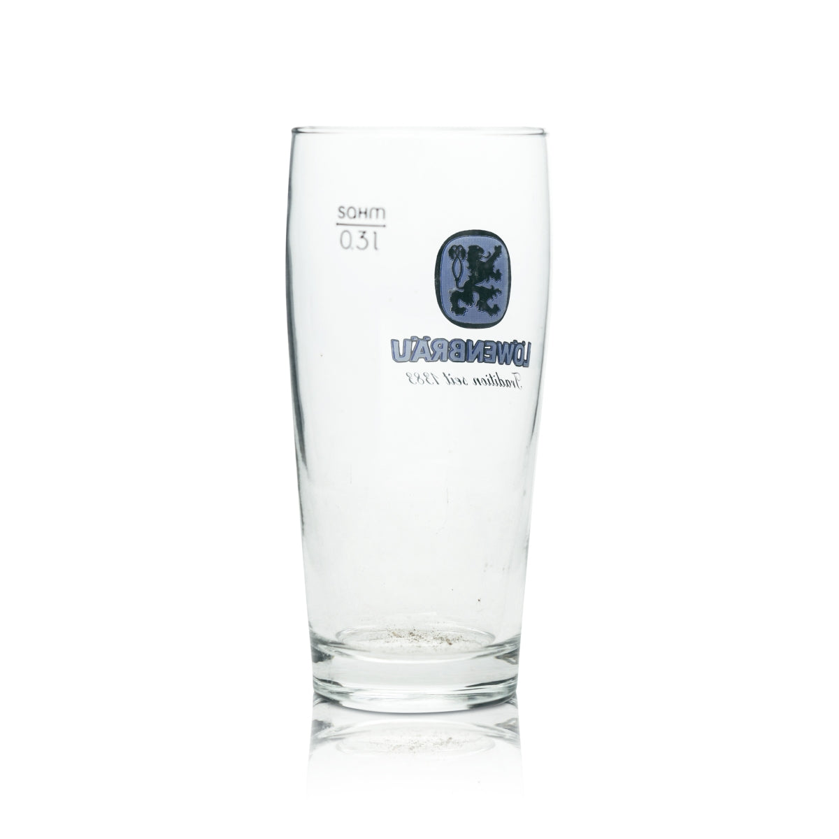 6x Löwenbräu beer glass 0.3l mug Sahm Willi glasses Pils Helles Export Brewery – View 3