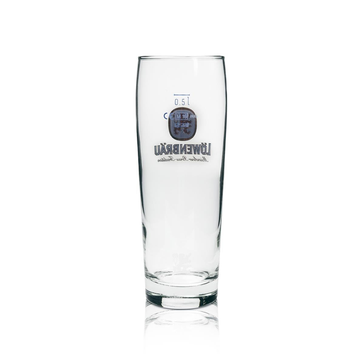 6x Löwenbräu beer glass 0.5l Willi Becher Rastal – View 3