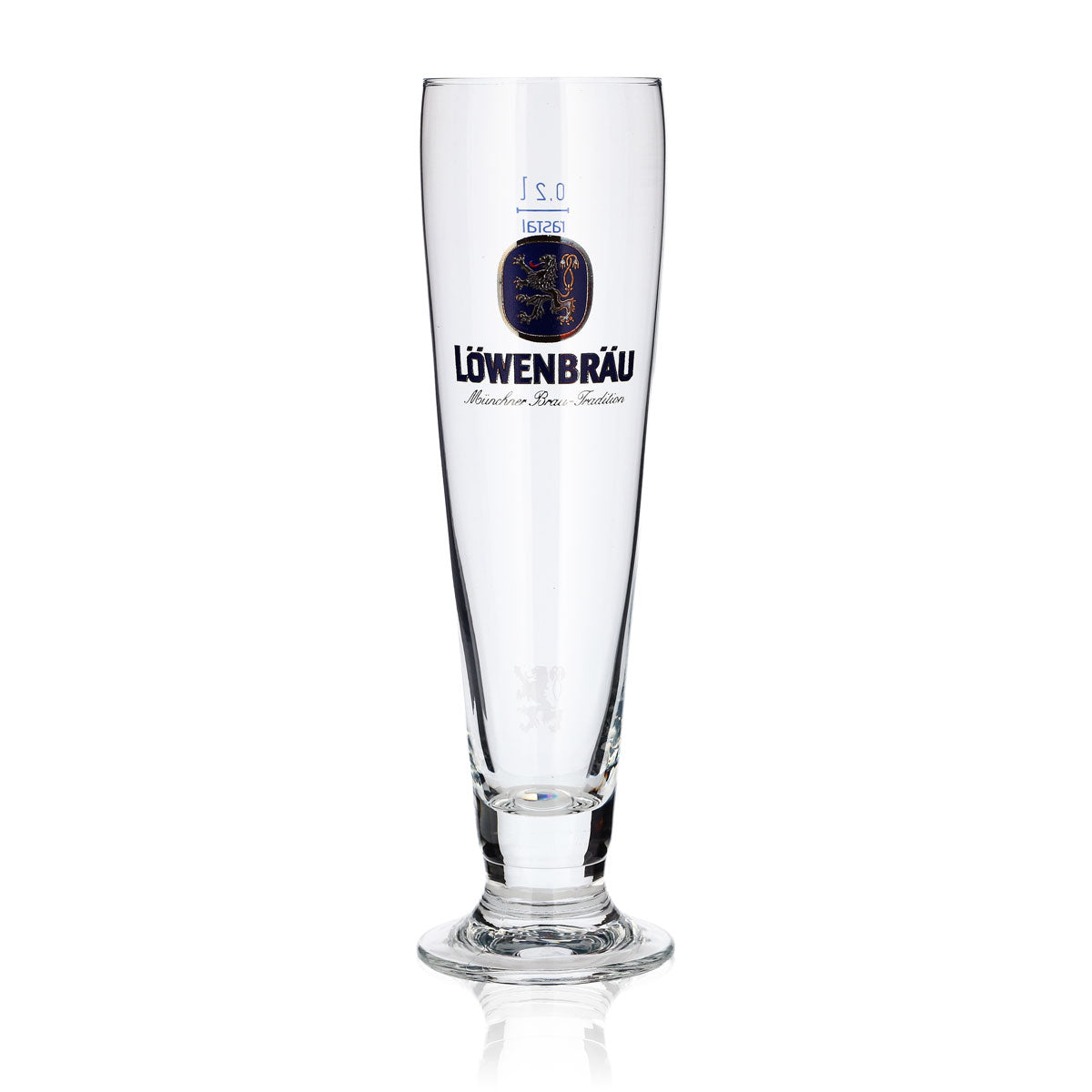 6x Löwenbräu Glass 0.2l Beer Tulip Light Trophy Glass Set Brewery Bavaria Gastro – View 2