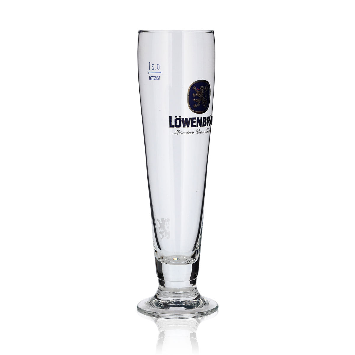 6x Löwenbräu Glass 0.2l Beer Tulip Light Trophy Glass Set Brewery Bavaria Gastro – View 3