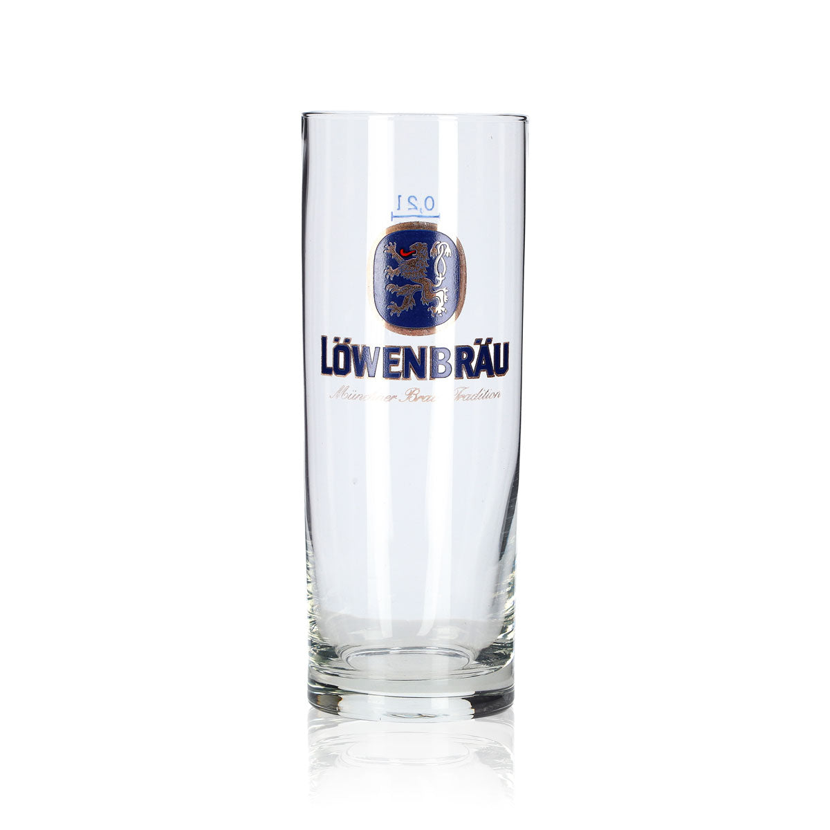 6x Löwenbräu glass 0.2l Willi mug Light beer glass set Bavarian brewery – View 2