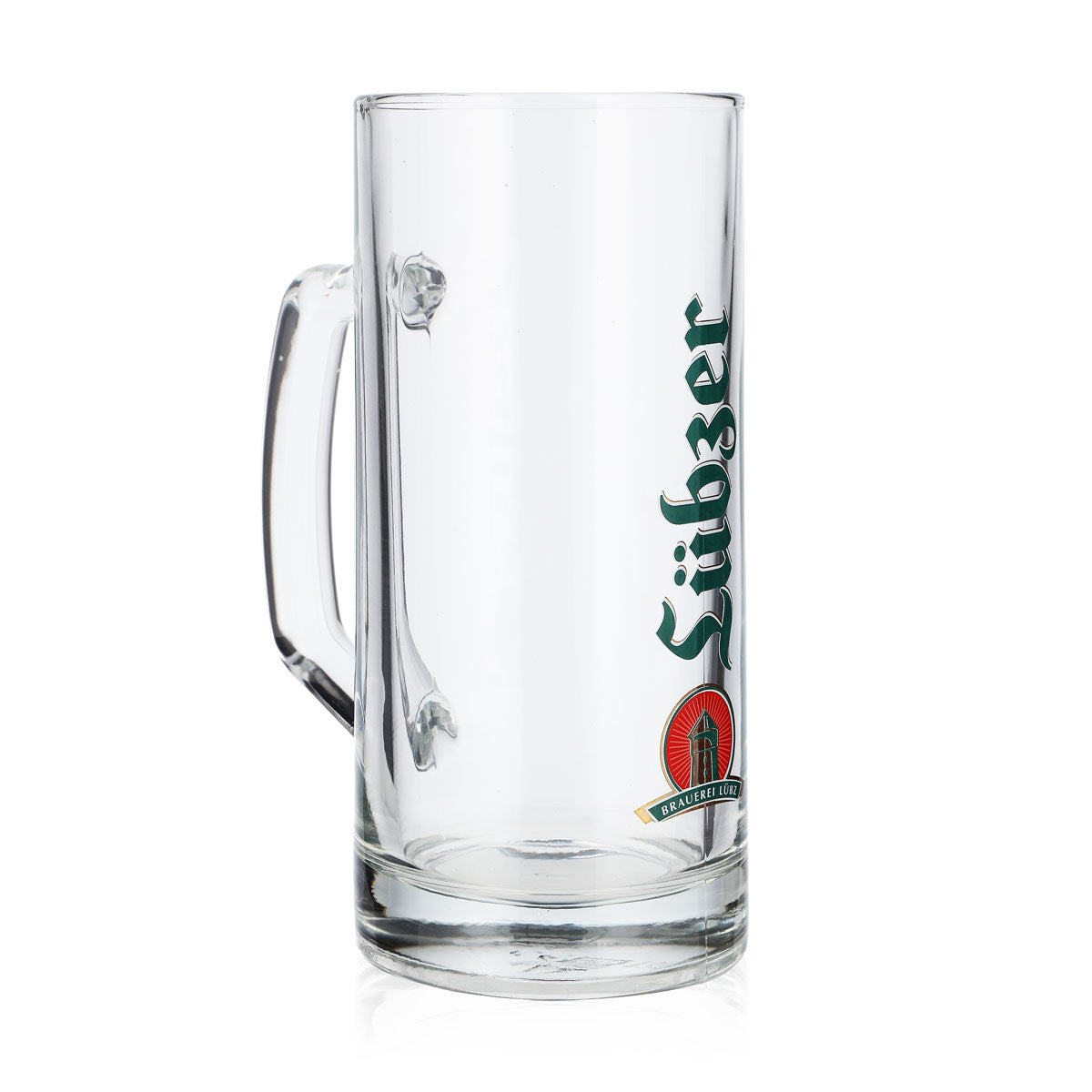 6x Lübzer Beer Glass Beer Mug Seidel Brewery Lübz Clear 0.5l Berna 500 – View 3
