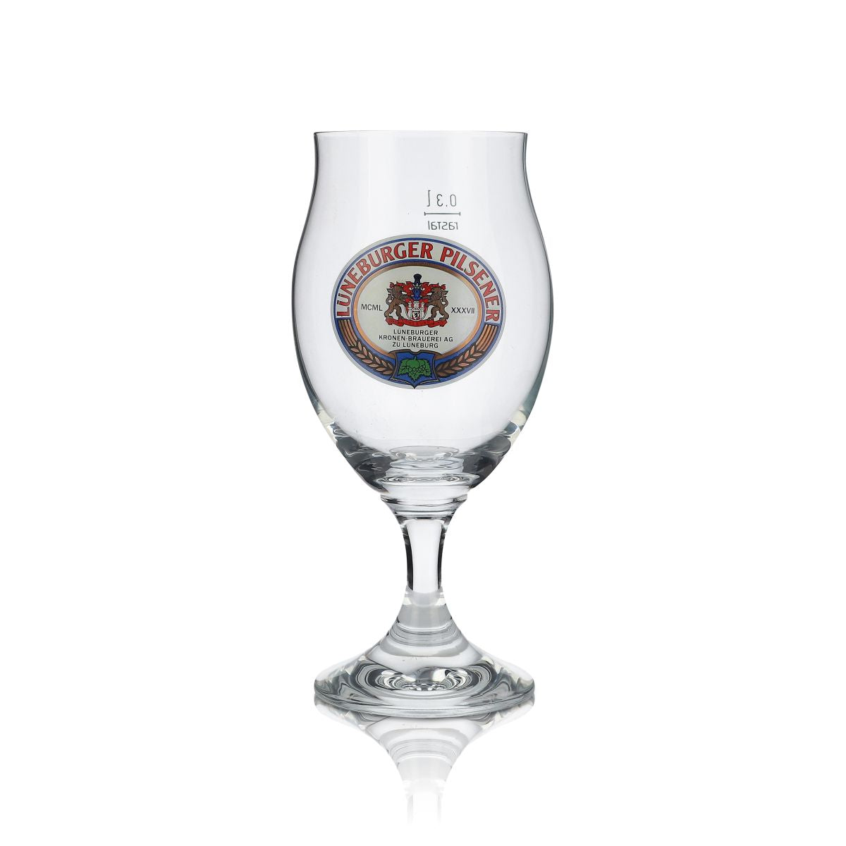 6x Lüneburg Pilsner beer glasses, 0.3 l, Rastal tulip-shaped – View 2