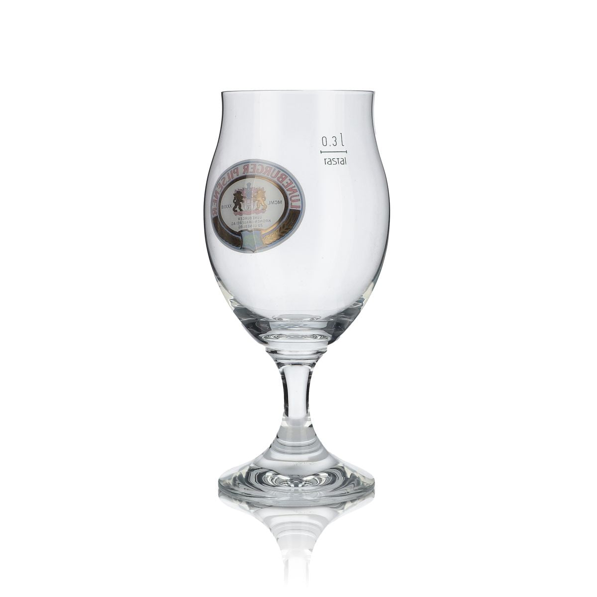 6x Lüneburg Pilsner beer glasses, 0.3 l, Rastal tulip-shaped – View 3