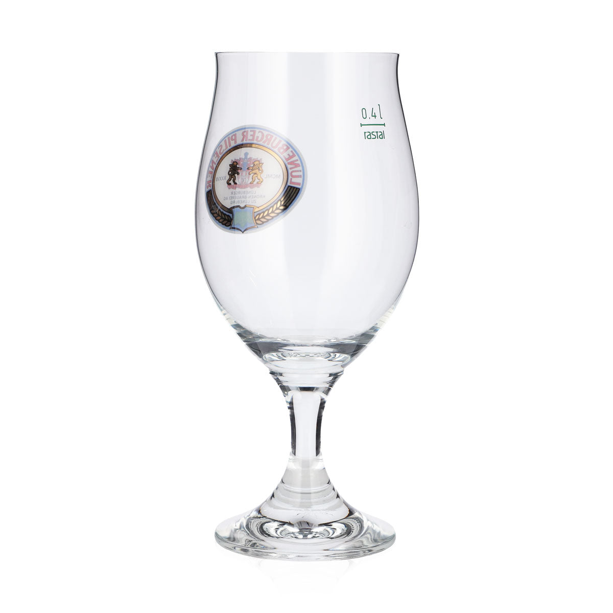 6 Lüneburg Pilsner Beer Glasses, 0.4 L, Tulip-Shaped, Rastal Beer Glasses – View 4
