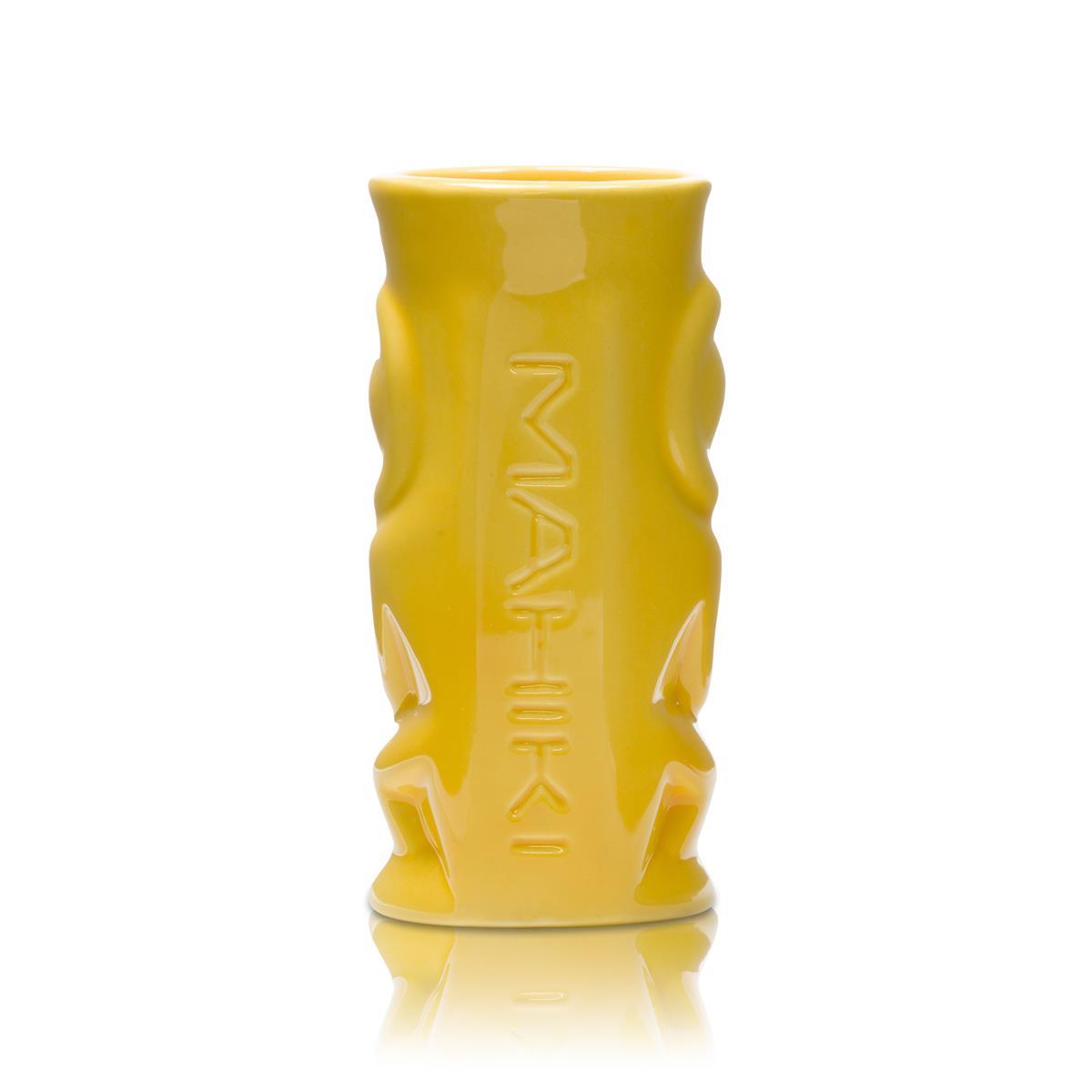 6x Mahiki Rum Glass Mug Yellow – View 3