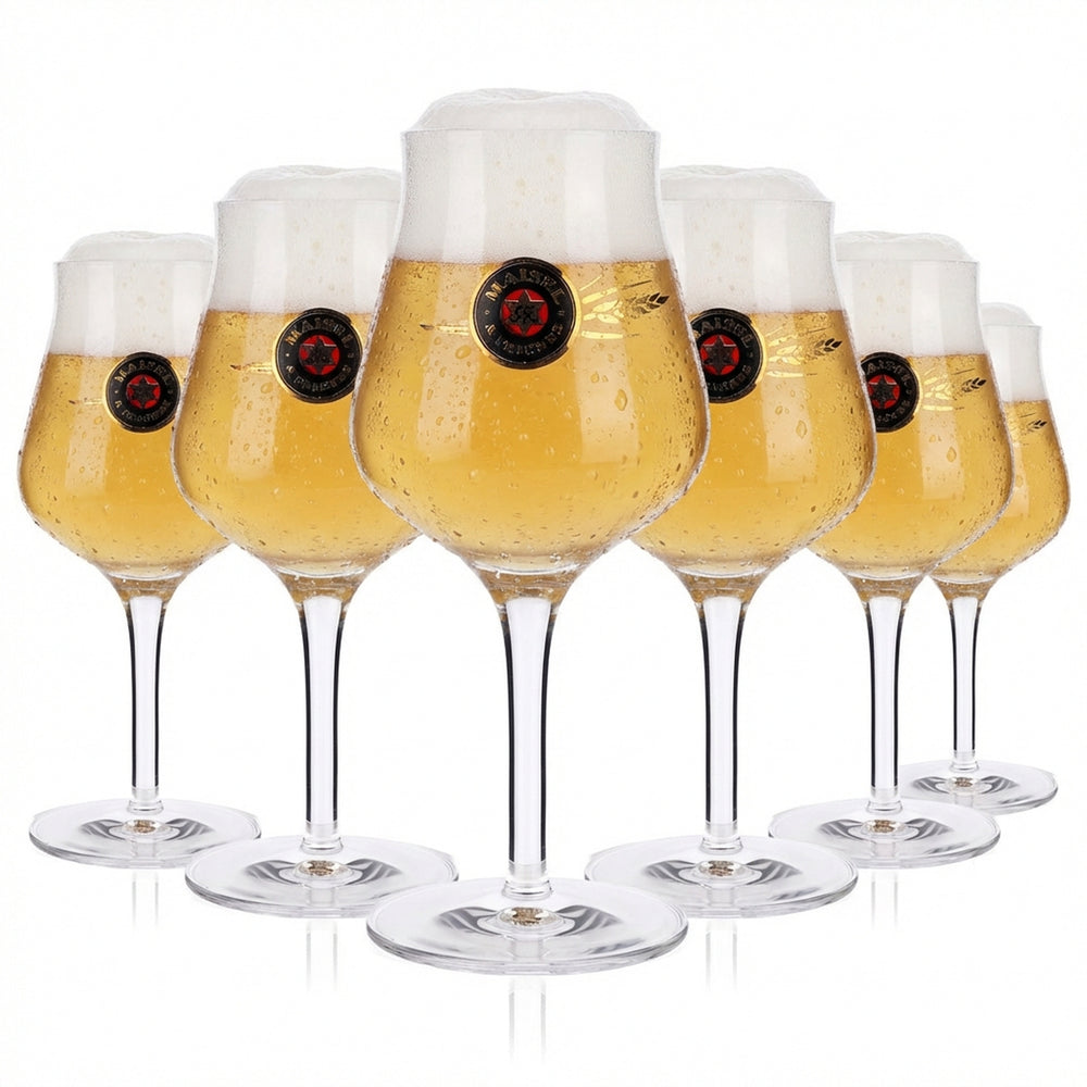 6x Maisel & Friends Beer Glasses Beer Glasses 0.25l Sommelier Glasses Sahm