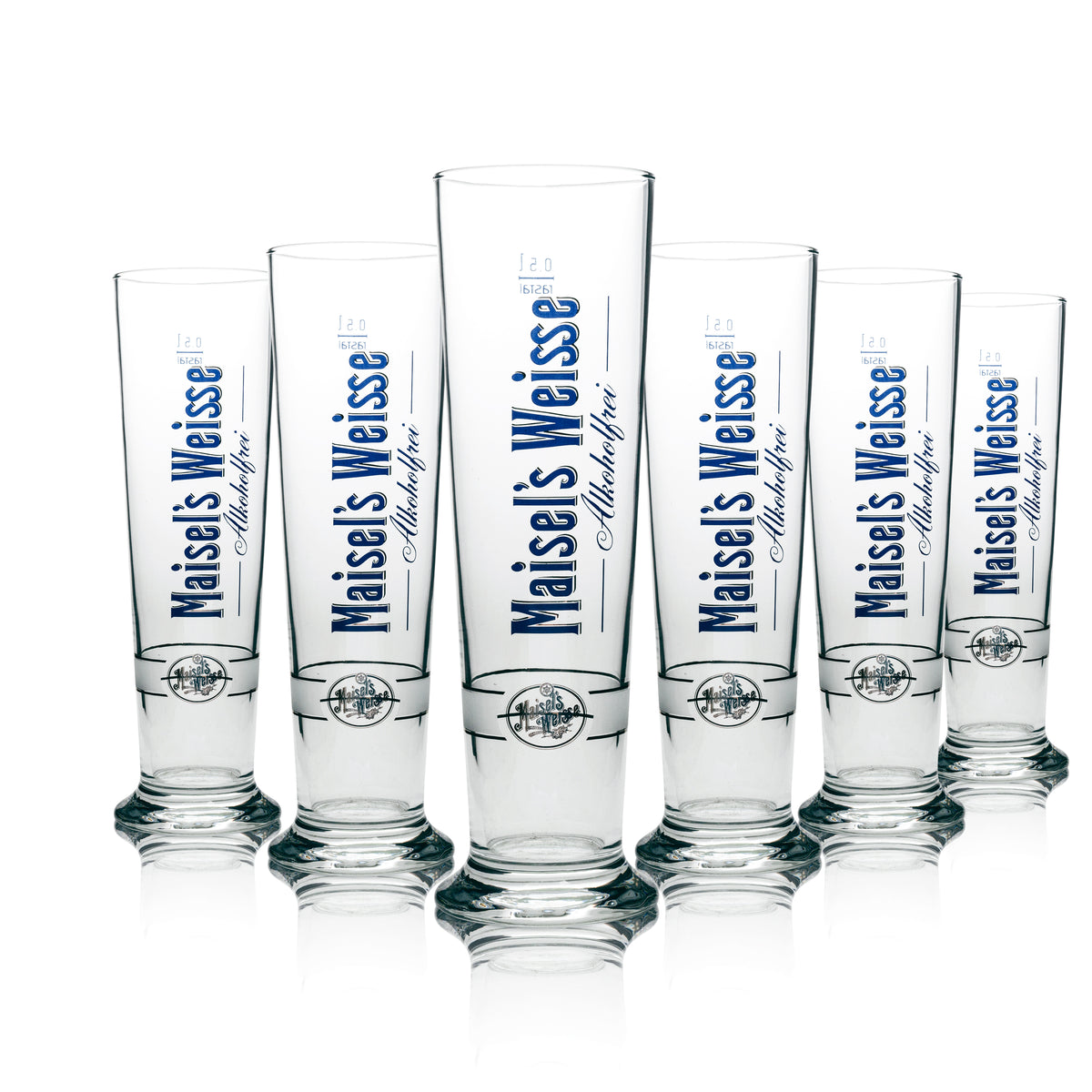 6x Maisels Weisse Beer Glass 0.5l Non-Alcoholic Rastal – View 4