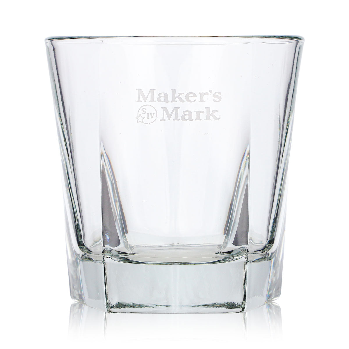 6 Maker's Mark Whiskey Glass Tumblers (Pentagonal) – View 3