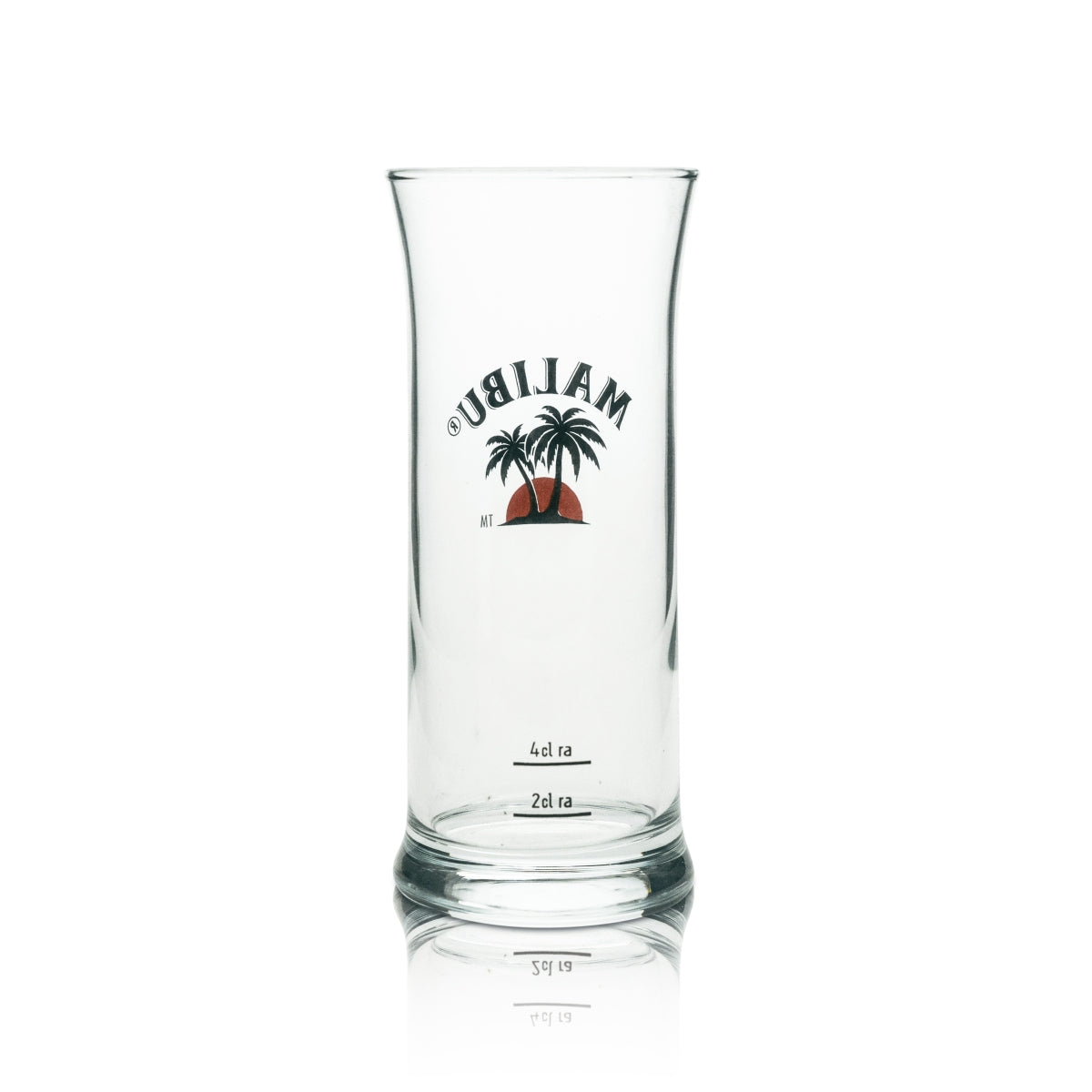 6x Malibu liqueur glass, long drink, V-shape – View 3