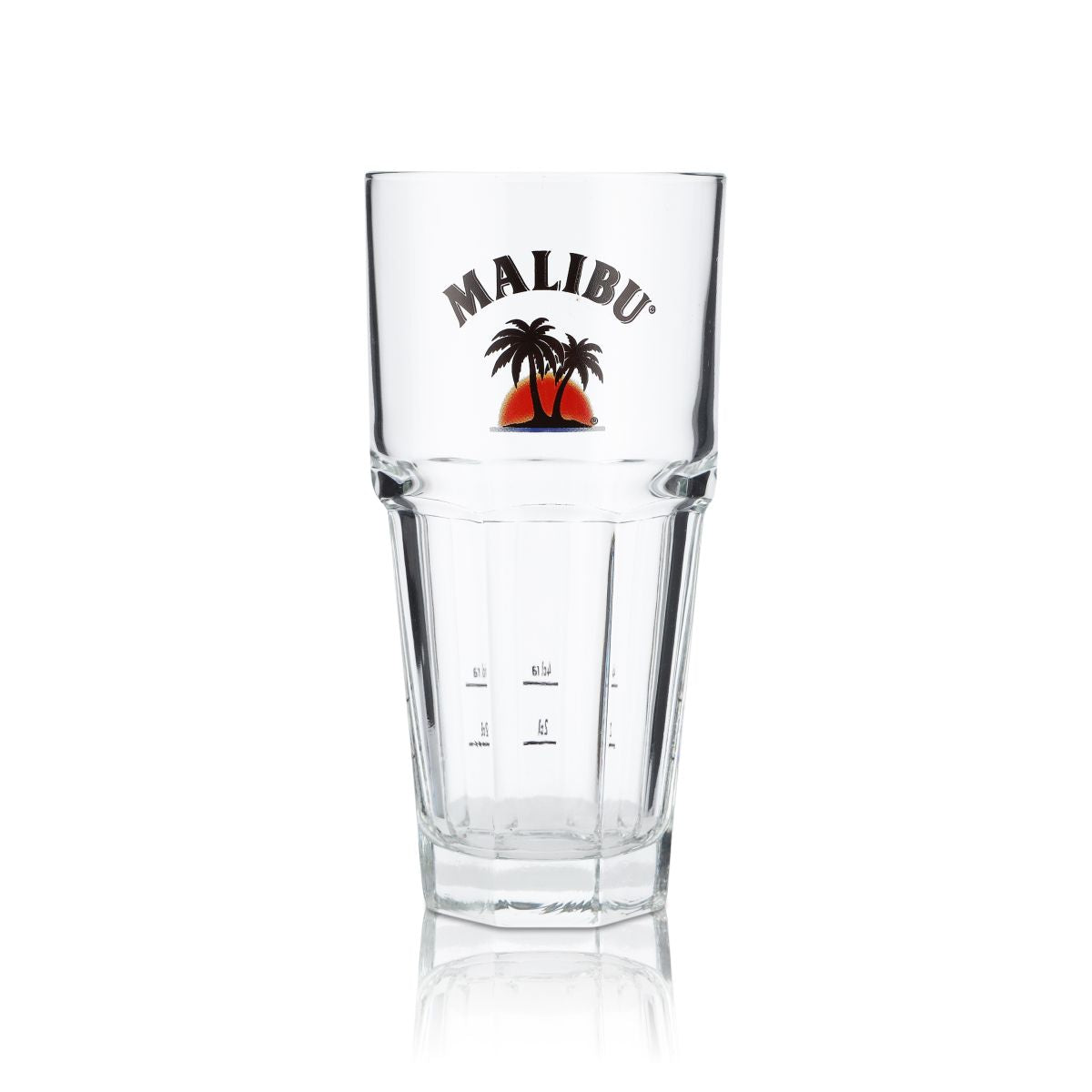 6x Malibu Rum Glasses Rum Glass Stackable Glass Long Drink Glass 37cl – View 2