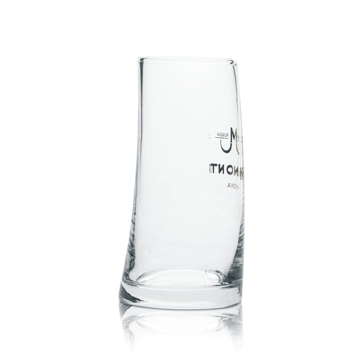 6x Mamont Vodka Glass 0.1l Curved Stamper Short Shot Long Drink Glasses Russia – View 3