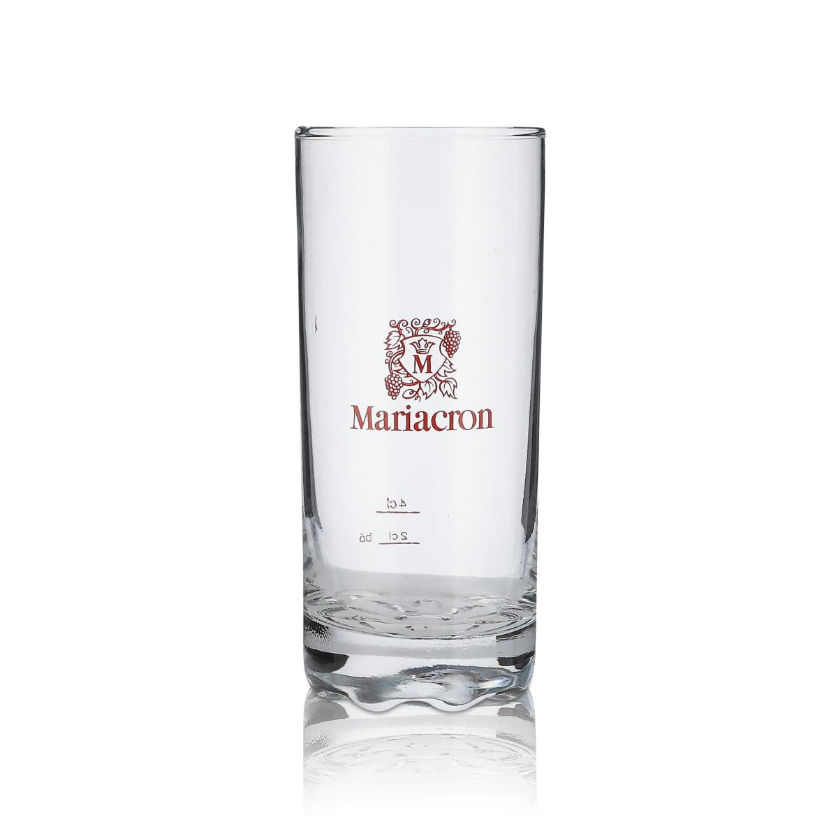 6x Mariacron brandy glass Long drink glass with red coat of arms 2cl/4cl – View 2