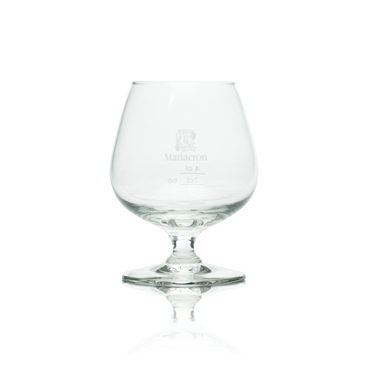 6x Mariacron brandy glass tumbler balloon glass with oak mark tasting ball bar – View 2
